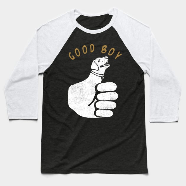 GOOD BOY Baseball T-Shirt by kookylove